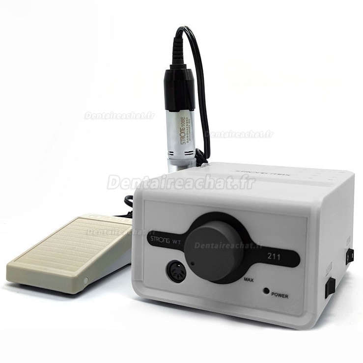 Micromoteur dentaire Strong 211 avec micromoteur de type E 35000 tr/min